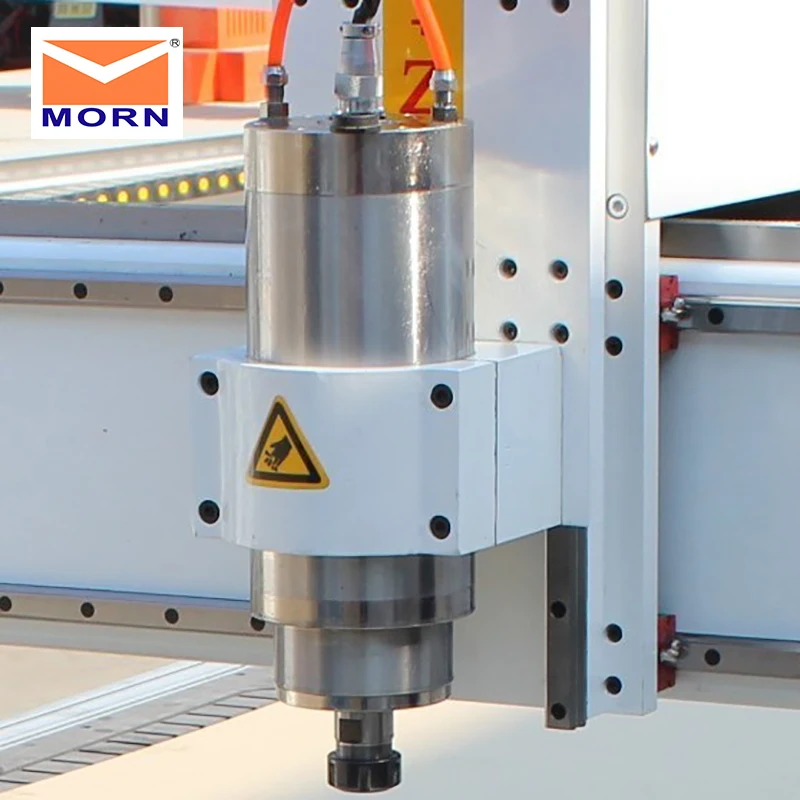 

MORN Mini Automatic Tool Changer Router 1.5KW spindle Water Cooling 3 Axis Advertising Cnc Router for Metal , Acrylic , MDF