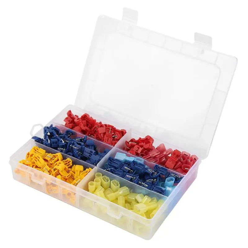 

120 Pairs Wire Cable Connectors Terminals Crimp Scotch Lock Quick Splice Electrical Car Audio 22-10AWG 0.5mm-4mm