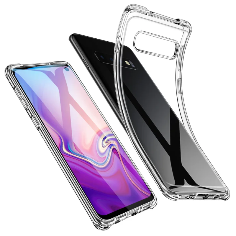 SUREHIN cover for Samsung galaxy Note 10 Plus case Pro soft silicone S10+ 9 8 7 clear transparent coque for samsung note 10 case