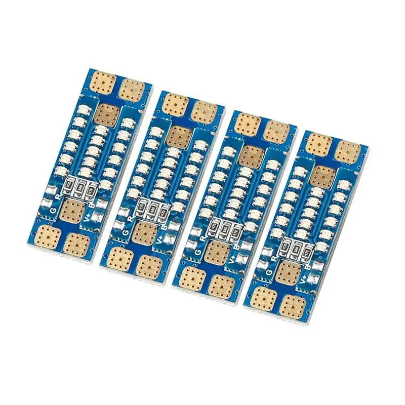 Детская Светодиодная панель iFlight PDB 4 шт. светодиодный 17 бит 0603 RGB 40 А 35 мм для