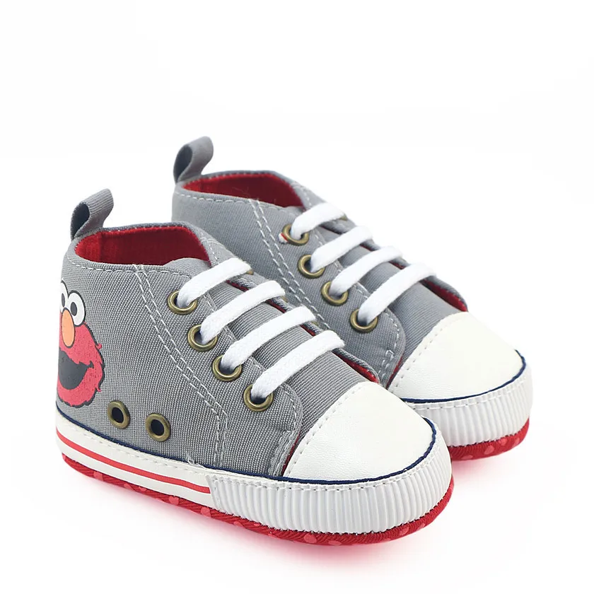 New Gray Boys First Walkers Soft Sole Infant Toddler Shoes
