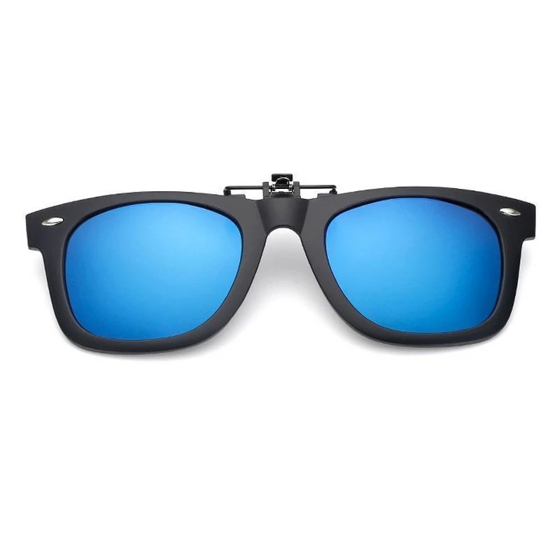 Ретро стиль поляризованные солнцезащитные очки клип для женщин и мужчин квадратная рамка очки ночного видения для рыбалки для вождения для путешествий