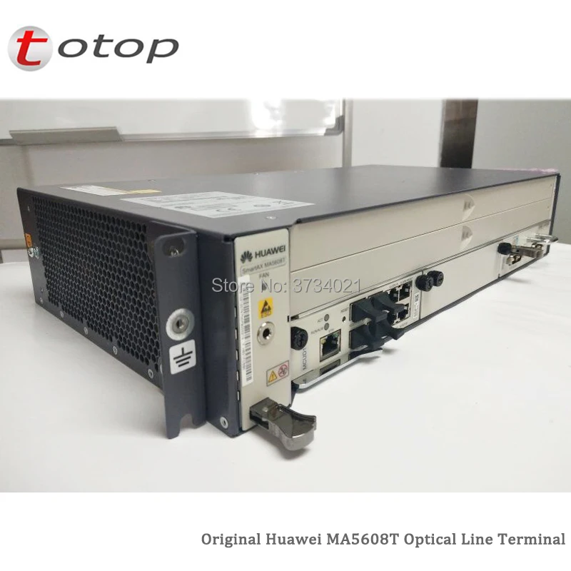 

Huawei 19inch GPON MA5608T 1*MPWC + 2*MCUD1 + GPFD C+ Board, 10GE, DC Power Board, with 16 Pcs SFP Module
