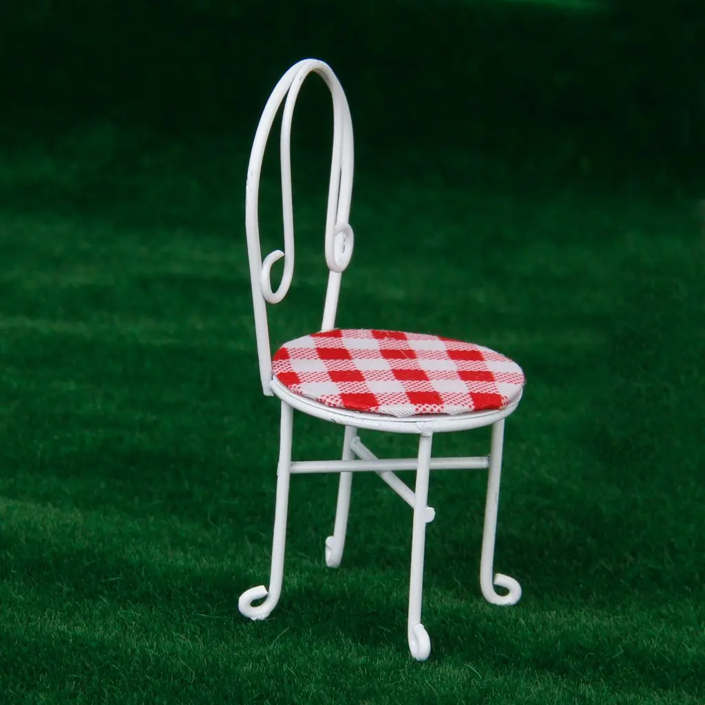  1:12 Scale Dollhouse Kitchen Furniture Vacuum Cleaner Table Chairs Miniature Doll House Accessories - 32973859577
