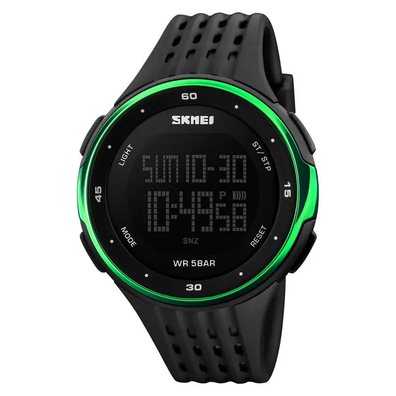 Skmei Роскошные Брендовые мужские спортивные часы для дайвинга 50 м цифровые светодиодные армейские часы мужские модные повседневные электронные наручные часы Relojes