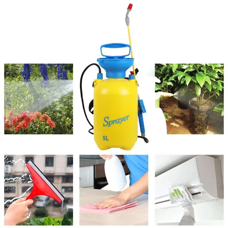 

3L/5L Latest Small Gardening Manual Pressure Agroatomizer Strap Manual Sprayer Spray Bottle Washing With High Water Sprayer