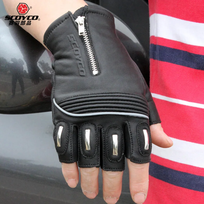 

SCOYCO Goatskin Genuine Leather Motorcycle Gloves Moto Protective Riding Male Motorbike Biker Glove Motor Sports Vintage Gloves