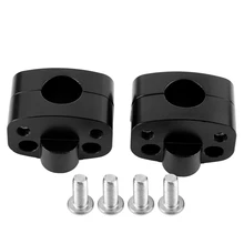 2 шт Мотоцикл Универсальный 22 мм/0,87 дюймов руль передачи фиксированный код Клип держатель кода стояк зажимы CNC алюминиевый сплав