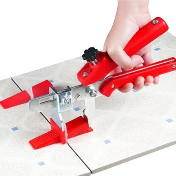 

New Accurate Tile Leveling System100 Clip + 100 Wedge+1Tile Plier Floor Wall Flat Leveler Plastic Spacer Construction Tool