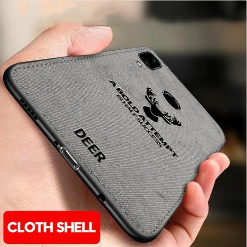 

Cloth Leather Phone Case for Huawei P20 P30 Lite Pro P10 Plus Y7pro Y9 P Smart 2019 Nova 4 3 3i P8lite 2017 Honor 8C 8X 10 Cover