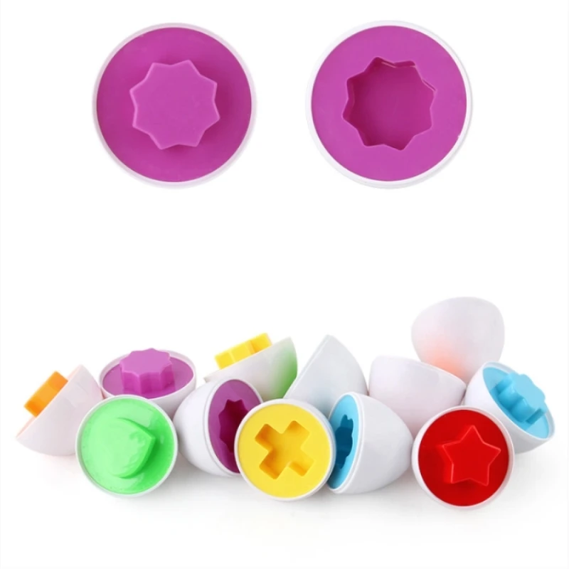 

6 Pcs Baby Gashapon Learning Education Smart Eggs Toy Intellectual Development Grip Training Baby Kid Learning Toys Brain Game