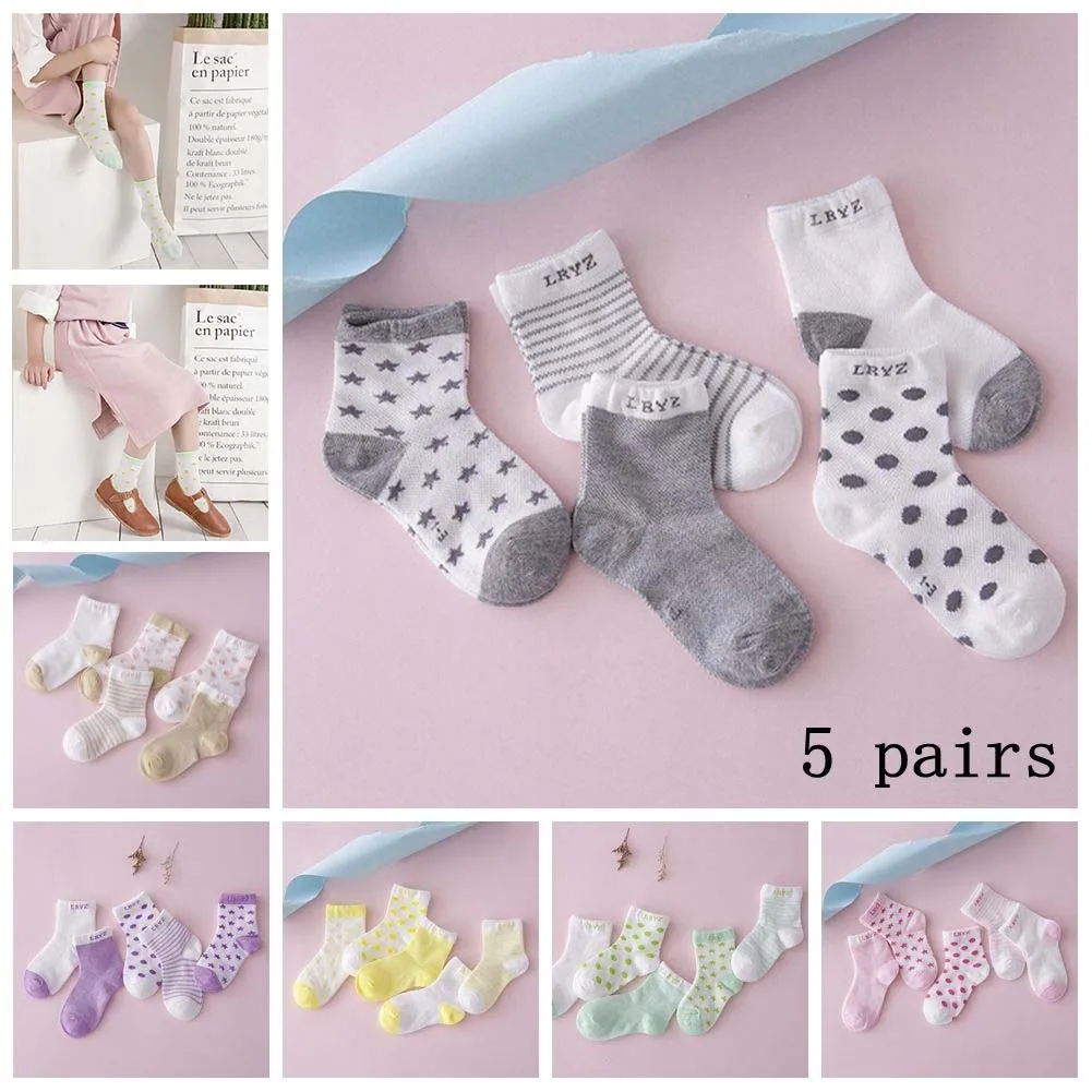 Unisex Newborn Baby Socks Bulk Soft Cotton Toddler ankle Socks 0 3Y 5