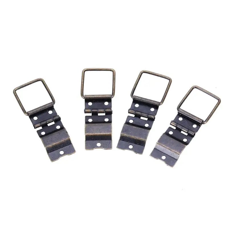 10pcs/set Antique Bronze Furniture Door Cabinet Jewelry Box Hinges Household DIY Decorative Box Accessories 10pcs/set Antique Bronze Furniture Door Cabinet Jewelry Box Hinges Household DIY Decorative Box Accessories