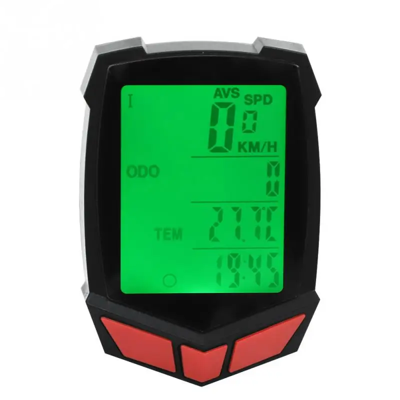 

Bike Computer Multifunction Wireless /Wired Waterproof Speedometer Odometer 2.0" Screen LCD Dispaly Bright Backlight Odometer