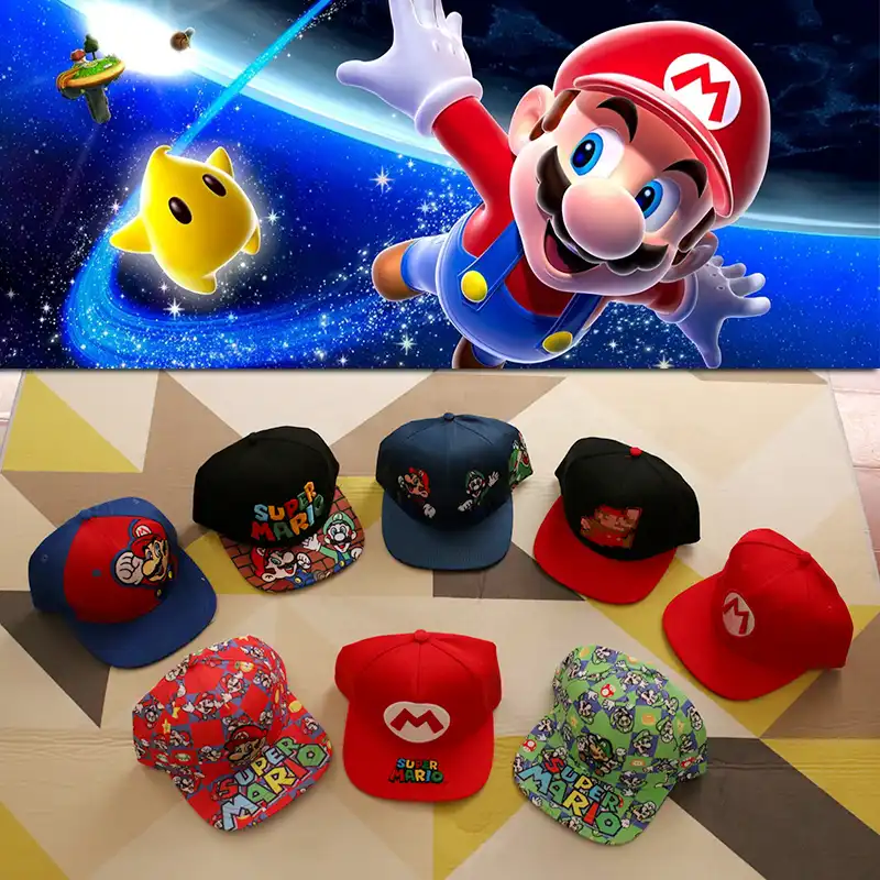 super mario baseball cap