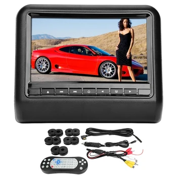 

9" Universal Headrest 1 Din Car Digital Monitor Video DVD Player USB 12V auto accessorie araba aksesuar accesorios automovil