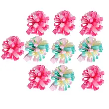 6 шт. заколки для волос, ленты, цветные, простые, смешанные, заколки для волос, заколки для детей, подростков, малышей