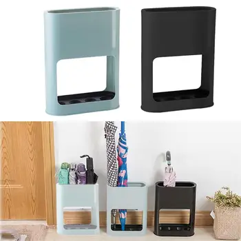 

Household Umbrella Bucket Stand Rack Solid Color Umbrella Draining Can Storage Holder Shelf For Home