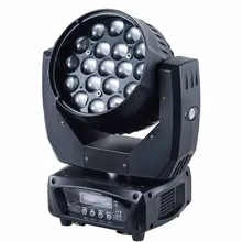 RGBW 19 шт х 12 Вт 4 в 1 светодиодный зум перемещение головы мыть ди-Джея свет полно цветный светодиодное освещение на сцену для бара свадебные ночной клуб dmx512