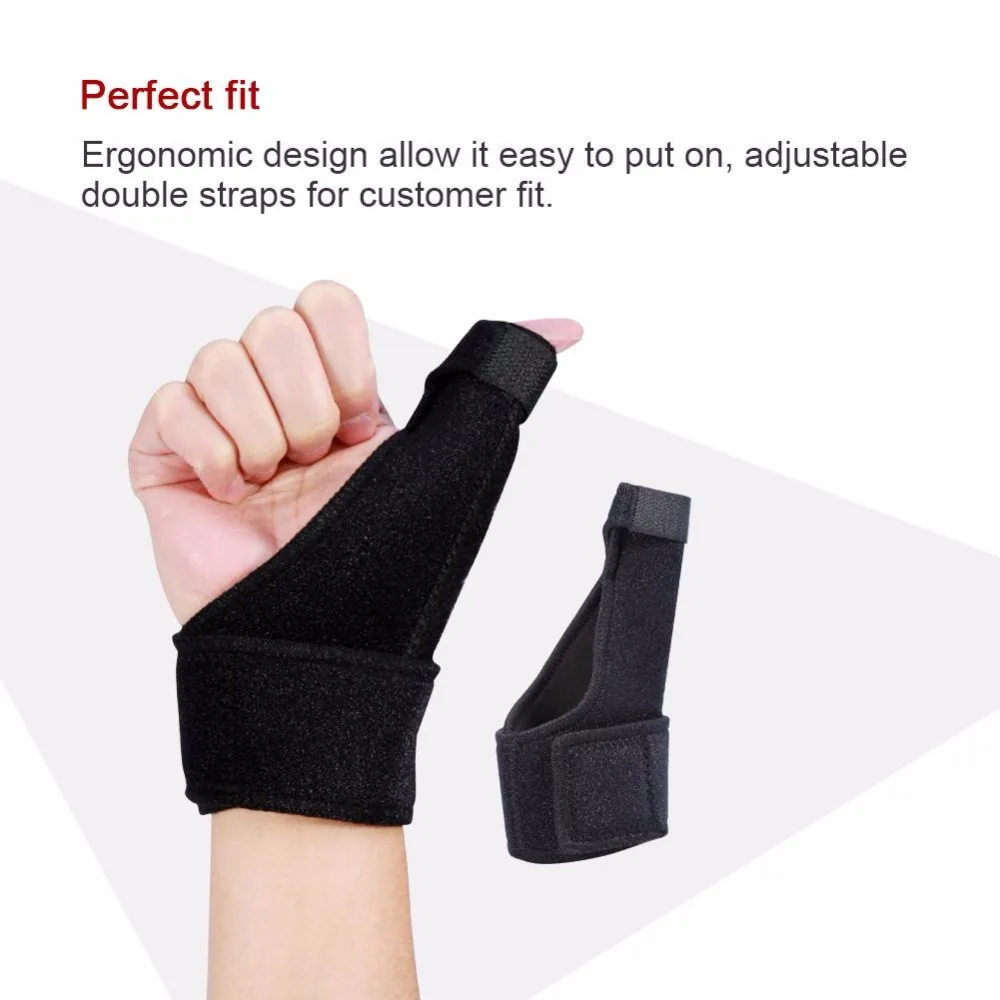 Adjustable Medical Thumb Splint Fracture Finger Splint Hand Support Recovery Brace Protector Injury Aid Stabilizer Guard Tool a