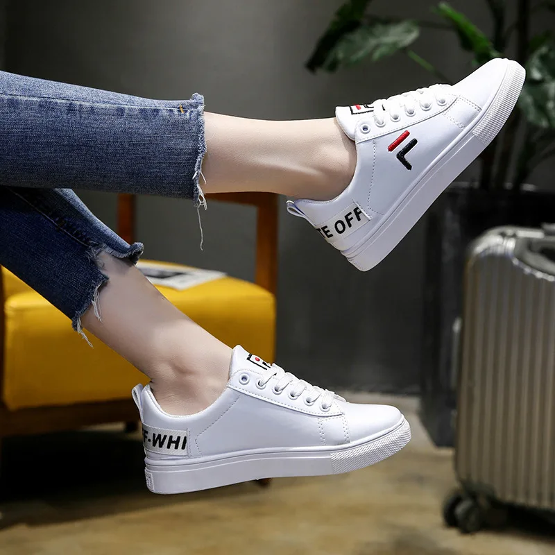 

Shoes. Chalaza Small White Shoes Woman Ventilation Leisure Motion Single Shoe-ALEX