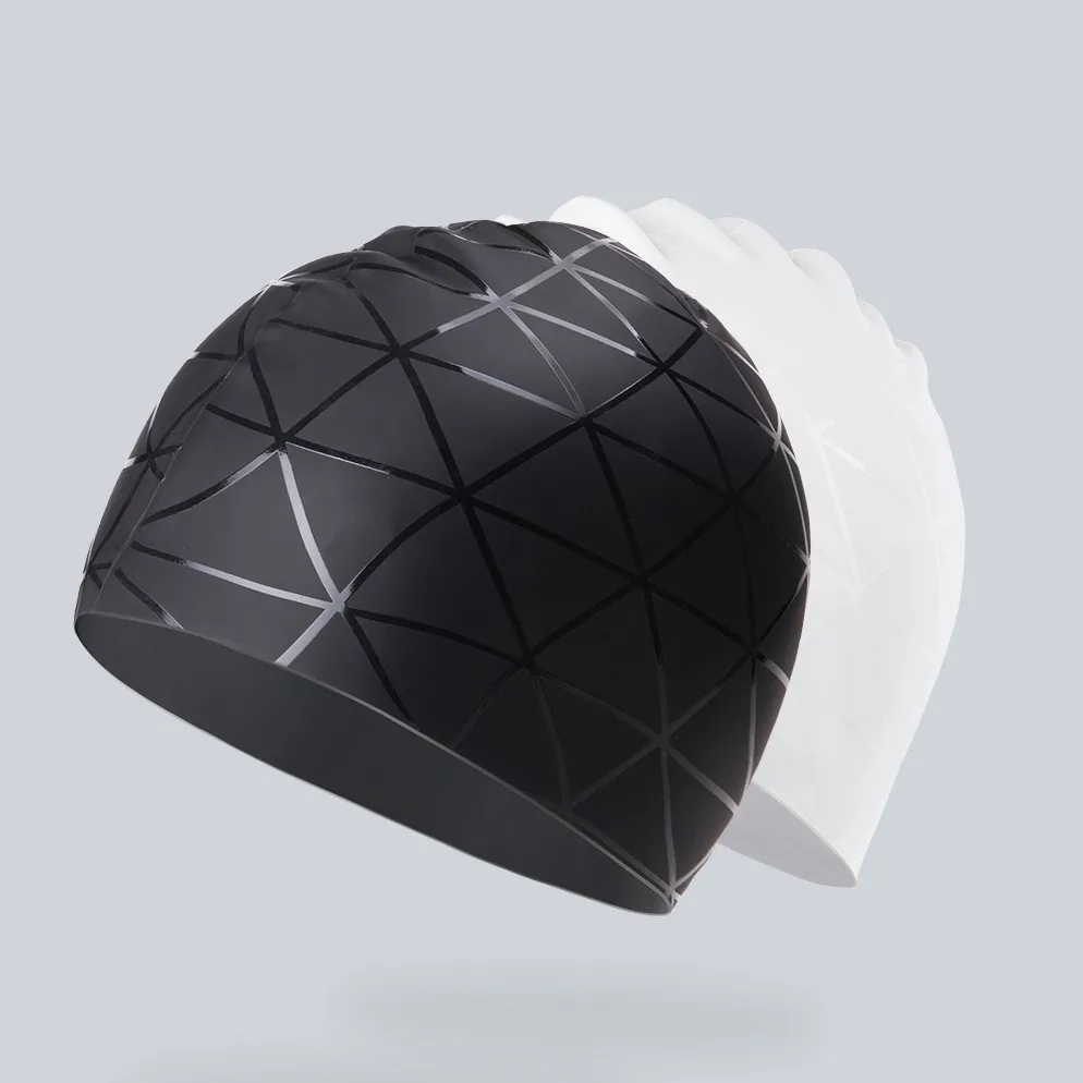 3D مرونة المهنية هلام السيليكا قبعة السباحة للماء سدادات حماية الأذن الكبار الرجال النساء طويل الشعر السباحة قبعة غطاء الأذن العظام بركة 3D مرونة المهنية هلام السيليكا قبعة السباحة للماء سدادات حماية الأذن الكبار الرجال النساء طويل الشعر السباحة قبعة غطاء الأذن العظام بركة