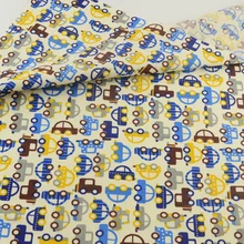 Цветной Автомобили Хлопок Ткань Костюмы лоскутное Текстиль для дома квилтинга Вышивание ткань ремесел Постельные принадлежности украшения teramila Ткань s