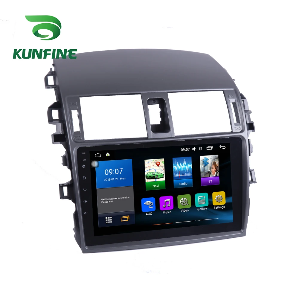 Восьмиядерный 1024*600 Android 8 1 автомобильный DVD GPS навигационный плеер Deckless стерео для