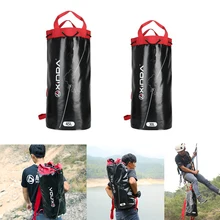 Большой легкий складной рюкзак с веревкой для скалолазания, сумка для хранения шнура для спасательных скалолазаний на открытом воздухе