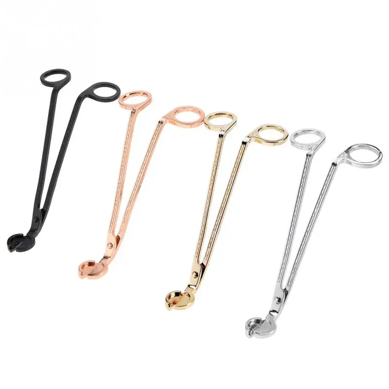 

Fashion Candle Wick Scissor Stainless Steel Candle Heart Clip Wick Trimmer Scissors Household Hand Tool 4 Colors
