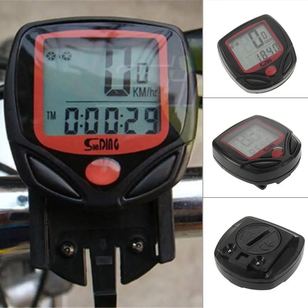 

Multi-function Bicycle Mountain Bike Code Table Black Riding 0.06kg Odometer