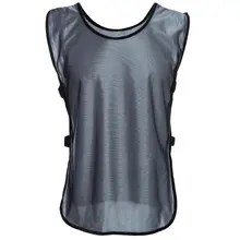 Анти-пиллинг анти-усадка футбольные майки полиэстер дышащий сплошной цвет унисекс обучение футбольная безрукавка рубашка