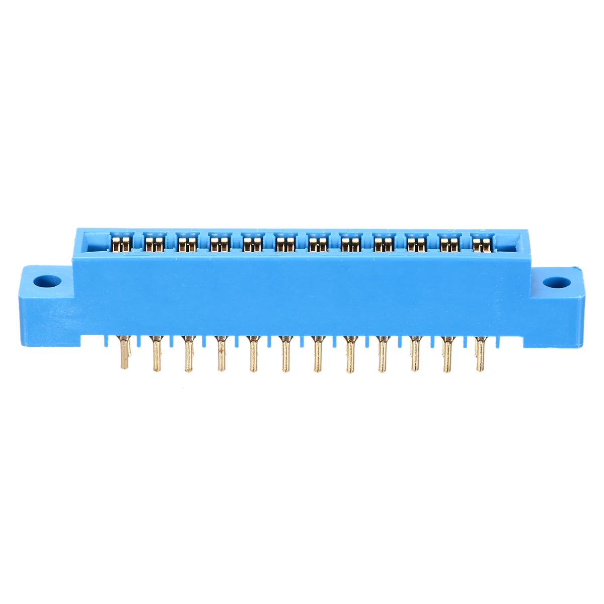 

1pc Blue PCB Mounting 805 Series 3.96mm Pitch 2x12 Pin 24 Pin PCB Slot Solder Card Card Edge Connector Solder Type Socket