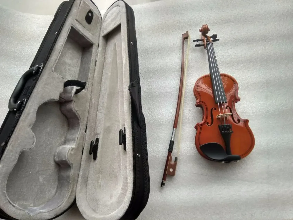 

Bulk sales children wood violin for learner 1/16 1/10 1/8 learener