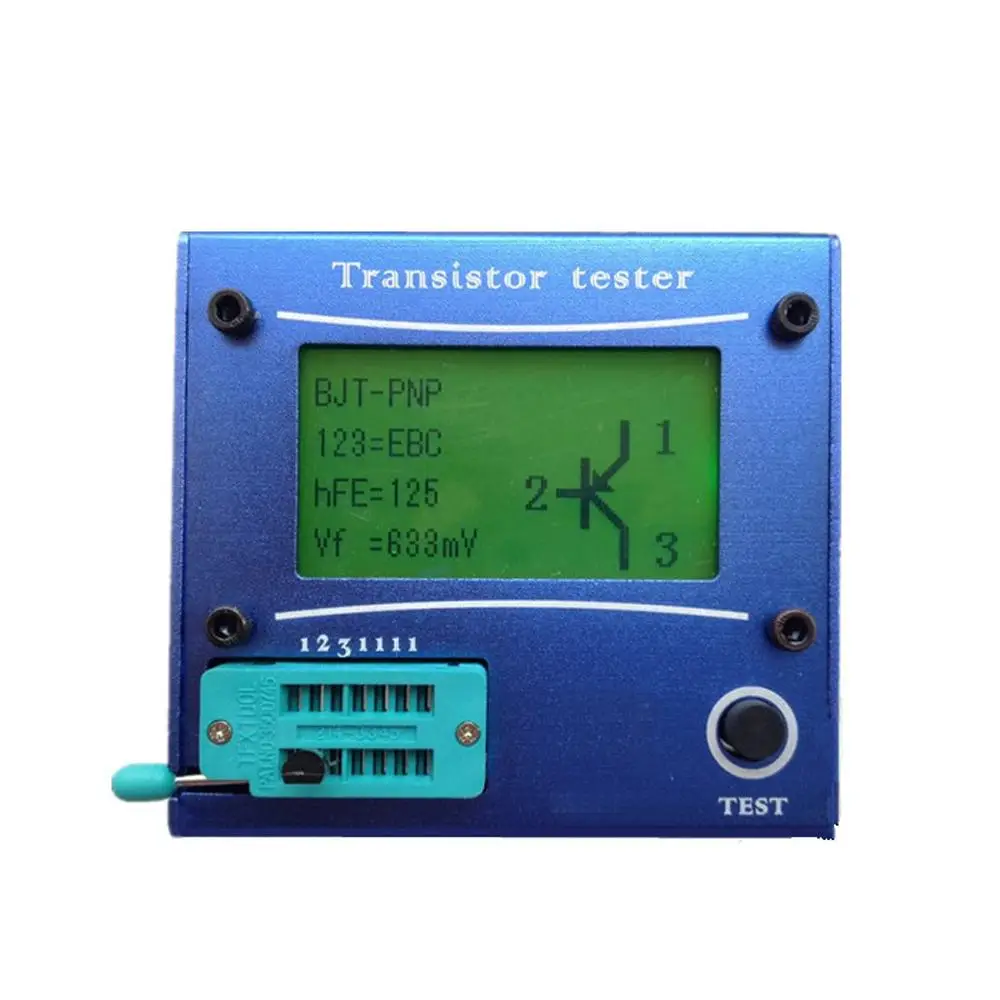 

LCR-T4 12846 LCD Digital Transistor Tester Meter Backlight Diode Triode Capacitance ESR