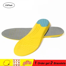 Унисекс Пены Памяти обувь площадку дышащий пота поглощает ортопедических Arch безопасности мягкие удобные спортивные стельки Shock S-L