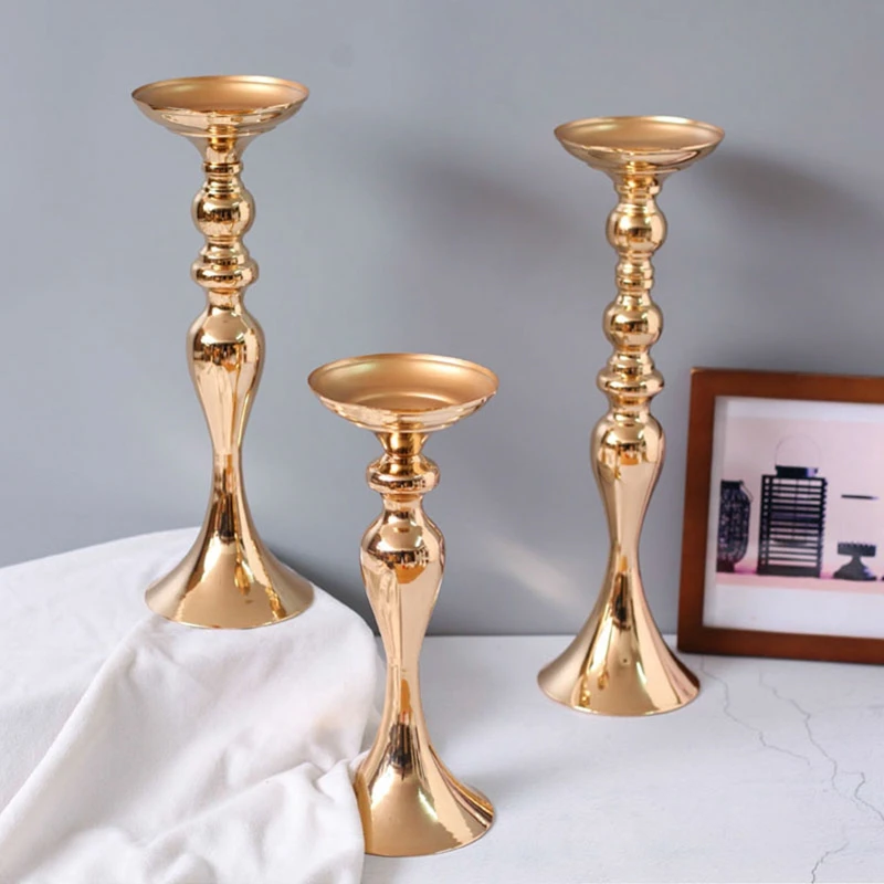 

Vase, Golden Mermaid Horn, Candlestick, Home Decoration, Wedding, Road, Main Table, Vase Articles