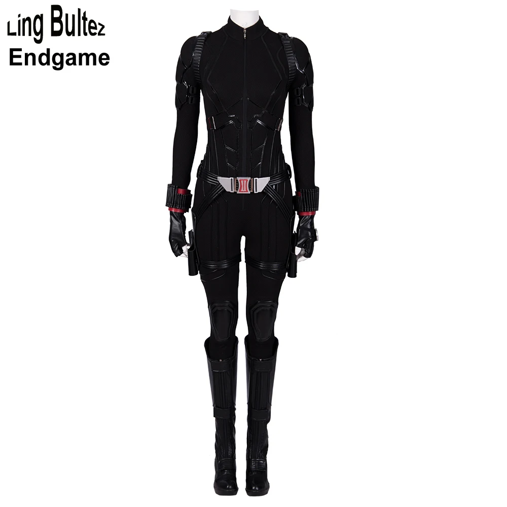 Ling Bultez High Quality Avengers Endgame Black Widow Costume Newest Black Widow Cosplay Suit