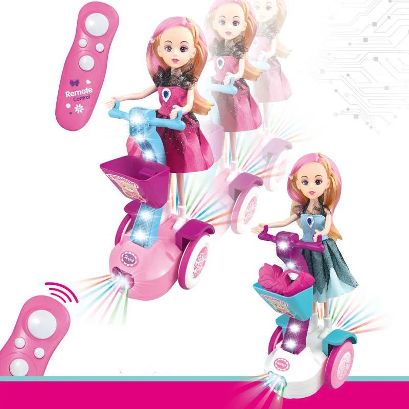 

Hot Sale Fashion Pretty Baby Remote Control Balance Vehicle RC Princess Reborn Dolls Girls Birthday Gifts Toys For Children