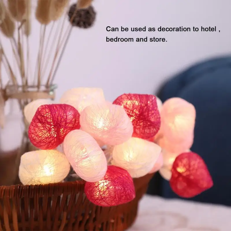 LED String Fair Lights Novel Heart-shaped String Light Home String Lamp for Hotel Girl Bedroom Store Proposal