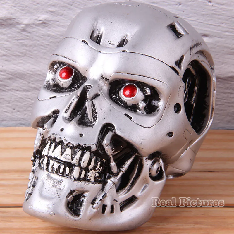 

The Terminator Endoskeleton Skull Head PVC Terminator Figure Collectible Model Toy Decoration Doll