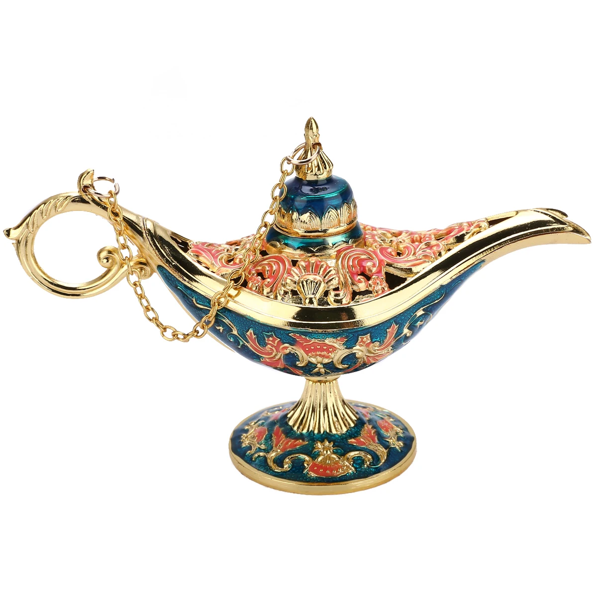 Traditional Aladdin Lamp Magic Lamp Retro Censer Panto Tea Pot Genie Oil Lamp Zinc Alloy For Home Decor Ornaments Traditional Aladdin Lamp Magic Lamp Retro Censer Panto Tea Pot Genie Oil Lamp Zinc Alloy For Home Decor Ornaments