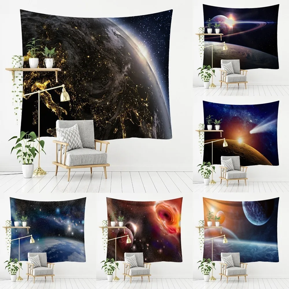 

Indian Planet Tapestry Carpet Rugs Wall Hanging Plus Long Table Cover Sandy Beach Throw Hippie Tapestries Home Decor