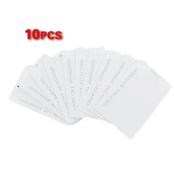 

10 Pcs White 125Khz 1.9mm RFID Access Proximity Card