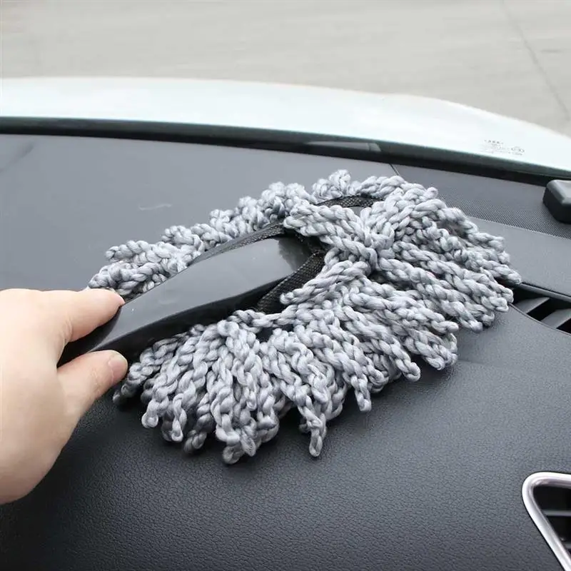 

Car Duster Brush Super Soft Wax Car Cleaner Wear-Resistant Car Beauty For Auto Dashboard Computer Keyboard Cleaning Blue/Grey