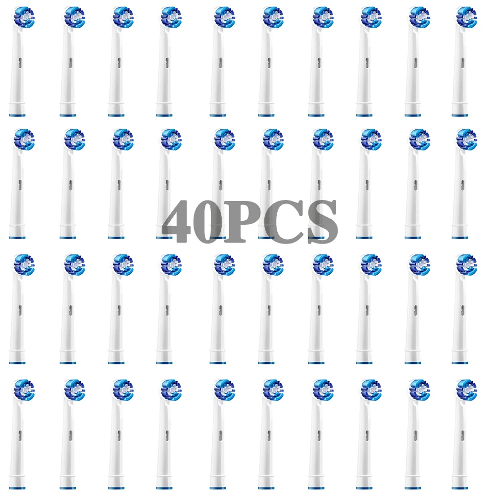 

40pcs Electric Toothbrush heads Precision Clean Replacement Brush Heads For Oral B triumph vitality Toothbrush heads