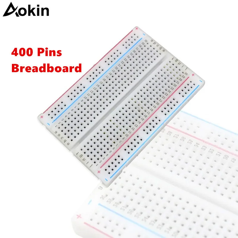 

For Arduino breadboard 400 pin/ties/holes/points solderless mini breadboard PCB Breadboard Kit for Arduino DIY Kit