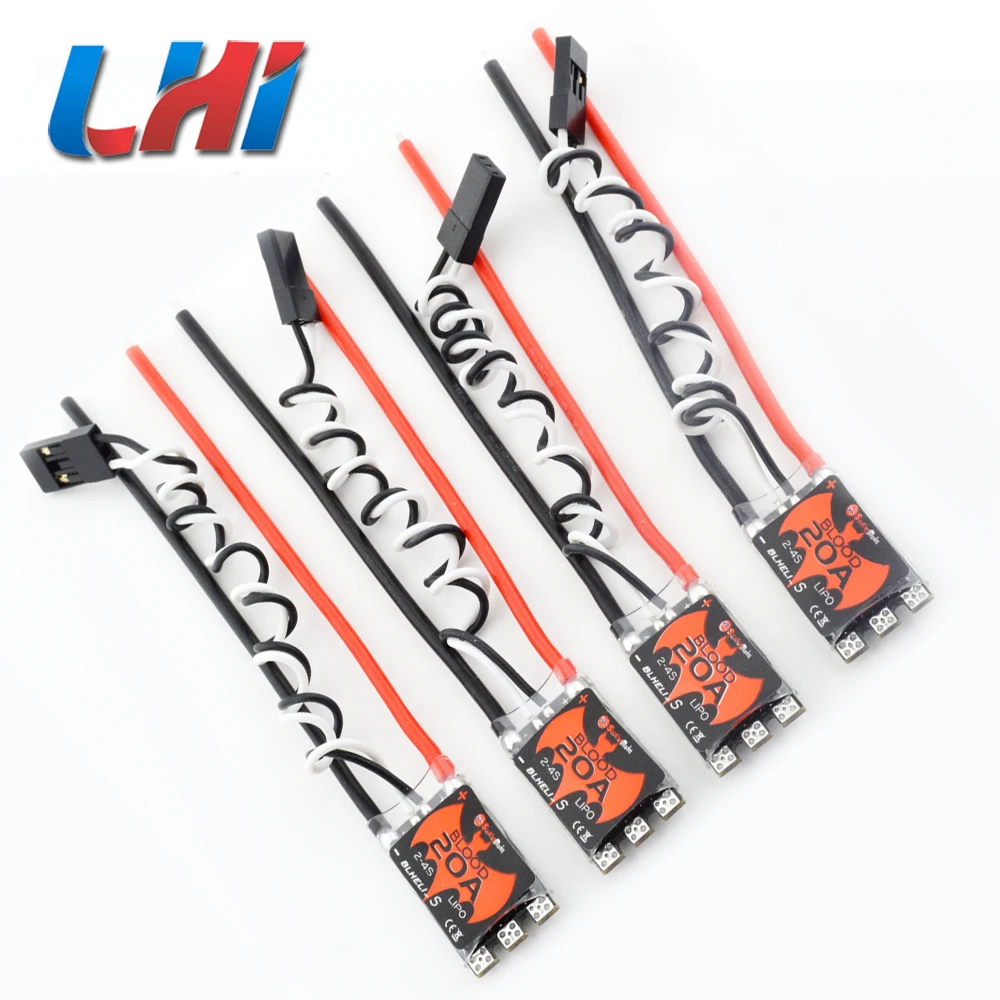 LHI 4 шт./20A 30A Blheli_S OPTO 2 4S бесщеточный ESC поддержка Oneshot42 Multishot 16 5 Dshot600 особенно хорошо