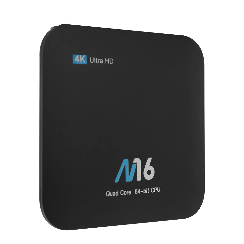 ТВ-приставка M16 Smart Android 7 1 Amlogic S905X четырехъядерная UHD 4K ГБ/8 ГБ H.265 VP9 HDR10 LAN и Wi-Fi HD