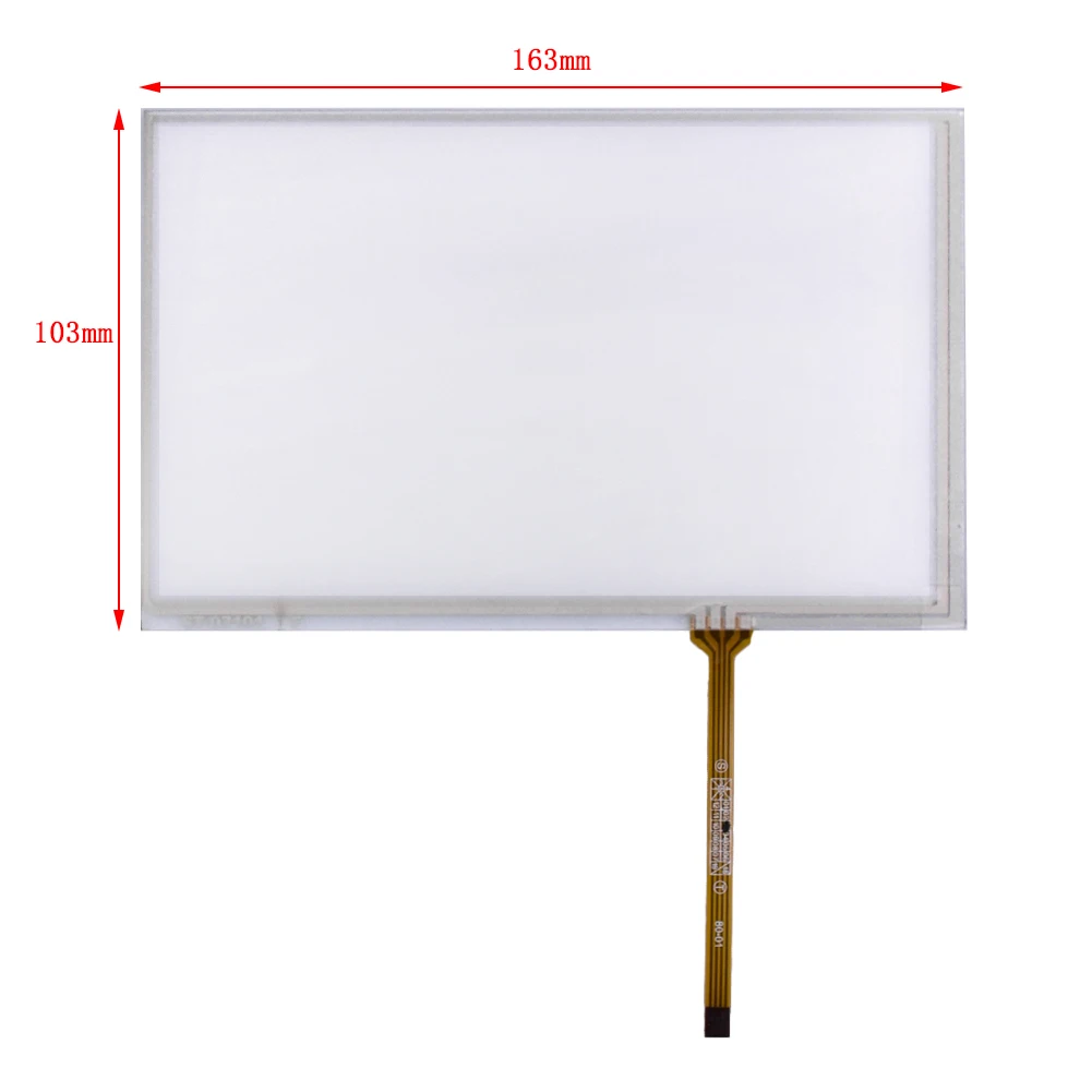 

163*103 The line is lower right Monitor Original For 7.1inch Handwriting Digitizer Resistive Touch Screen Panel Sensor